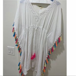 Milan Swim tassel cover up